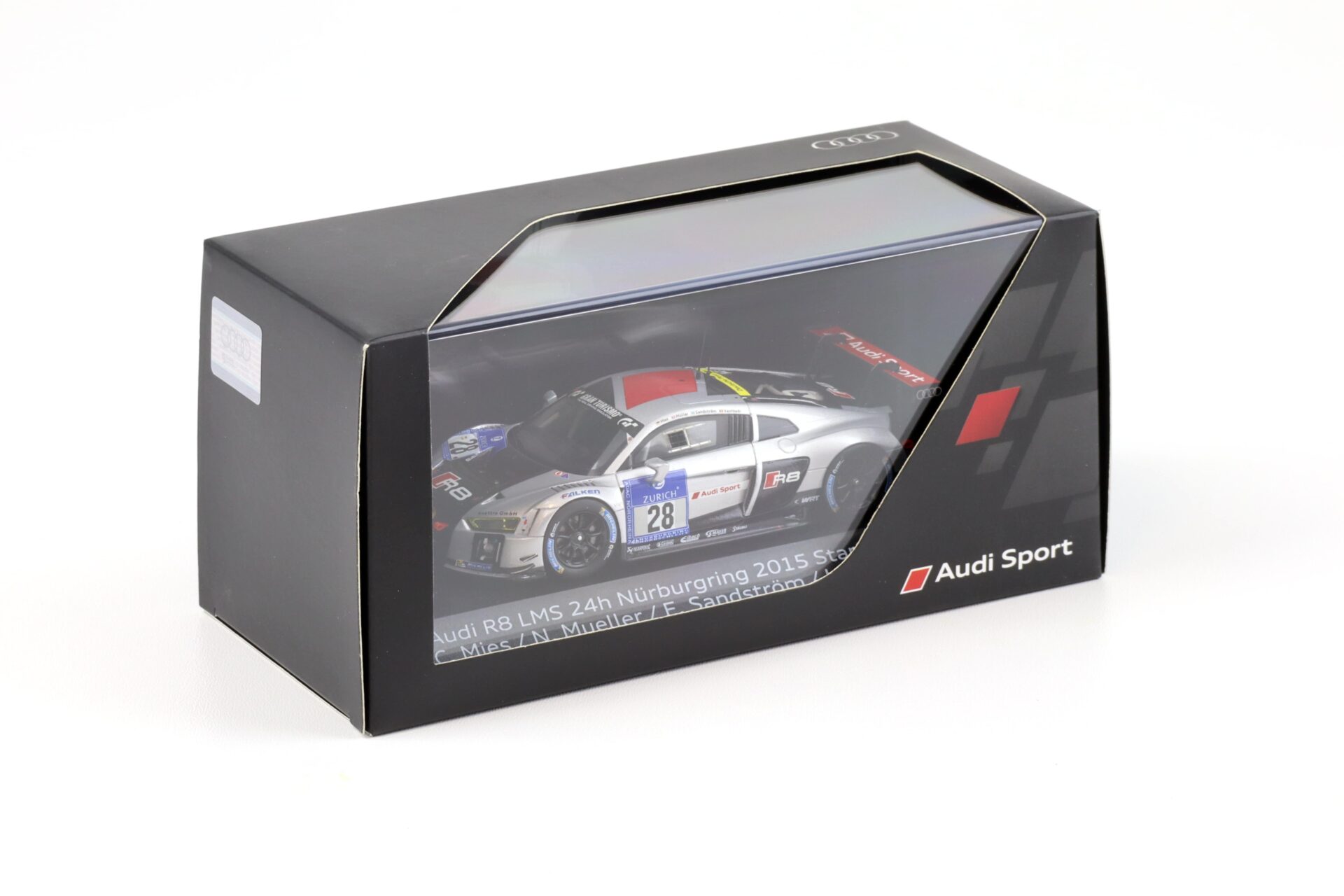 1:43 Spark Audi R8 LMS Winner 24h Nurburgring 2015 #28 Mies/ Müller DEALER VERSION