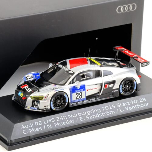 1:43 Spark Audi R8 LMS Winner 24h Nurburgring 2015 #28 Mies/ Müller DEALER VERSION