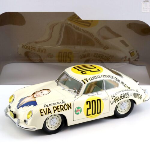 1:18 Solido Porsche 356 PRE-A #200 Carrera Panamericana Mexico 1953 beige