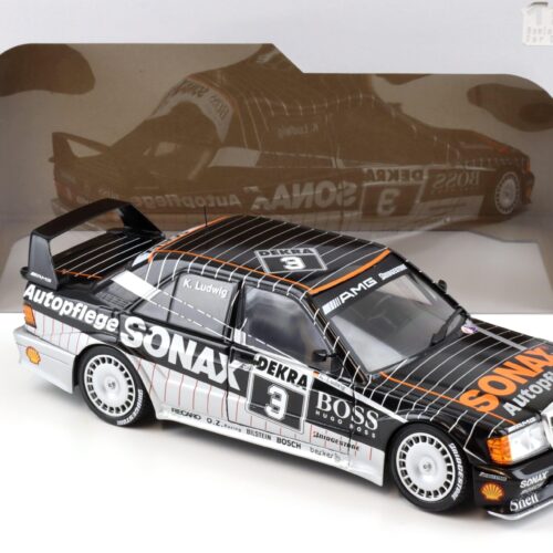 1:18 Solido Mercedes 190E 2.5-16 EVO 2 DTM 1992 K.Ludwig #3 SONAX