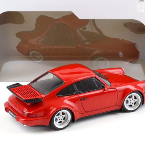 1:18 Solido Porsche 911 964 Turbo 3.6 Coupe 1990 red