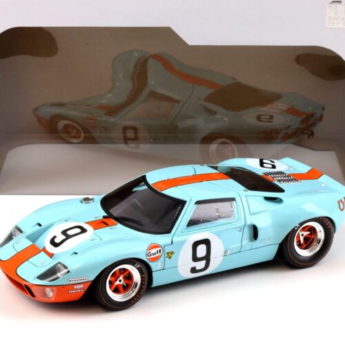1:18 Solido Ford GT40 Winner 24h Le Mans 1968 #9 Rodriguez, Bianchi Gulf blue