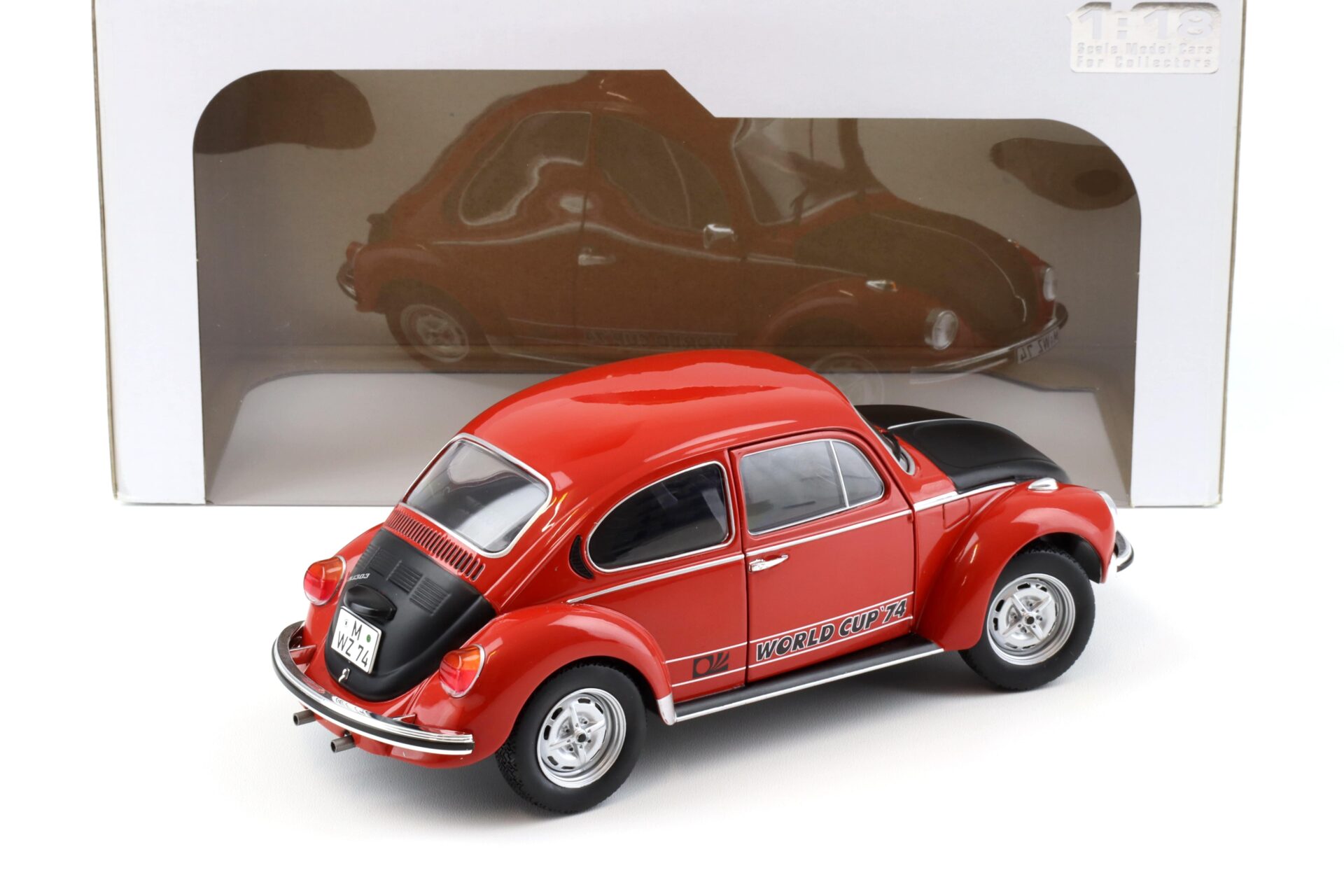 1:18 Solido VW Käfer 1303 World Cup Edition 1974 red/ black