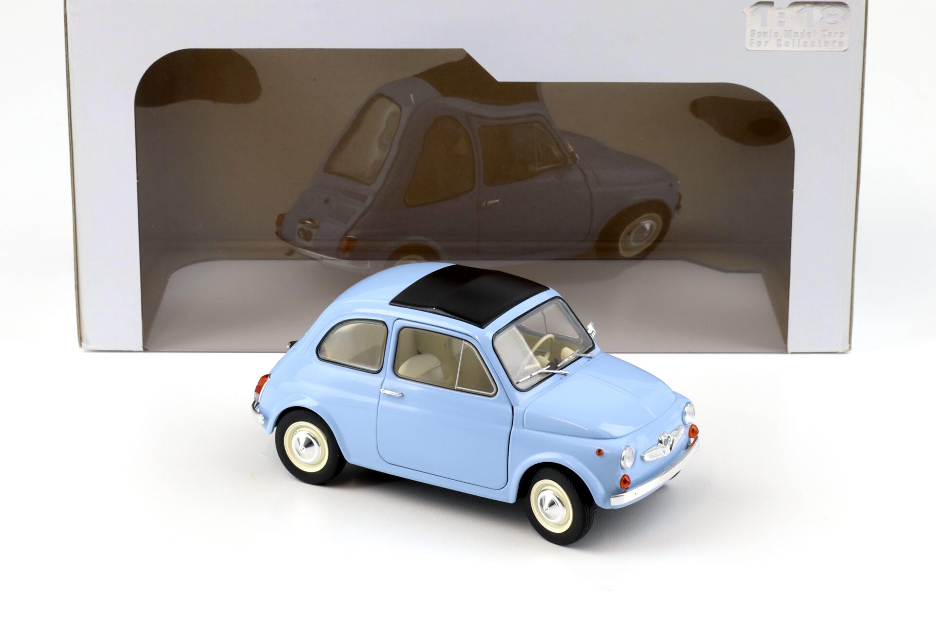 1:18 Solido Steyr Puch 500 steel blue 1969