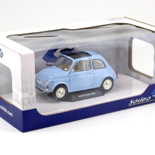 1:18 Solido Steyr Puch 500 steel blue 1969