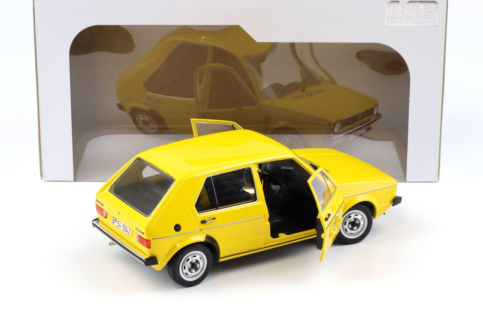 1:18 Solido VW Golf 1 Deutsche Bundespost Post yellow