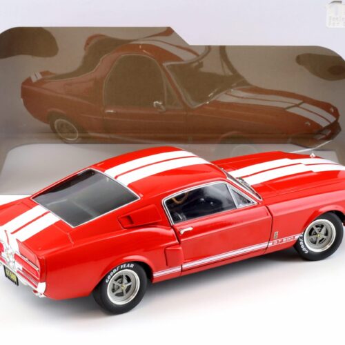 1:18 Solido Shelby Mustang GT500 Coupe red/ white stripes 1967