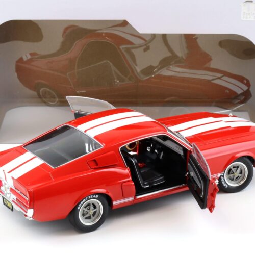 1:18 Solido Shelby Mustang GT500 Coupe red/ white stripes 1967