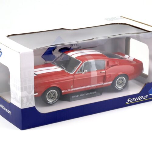 1:18 Solido Shelby Mustang GT500 Coupe red/ white stripes 1967