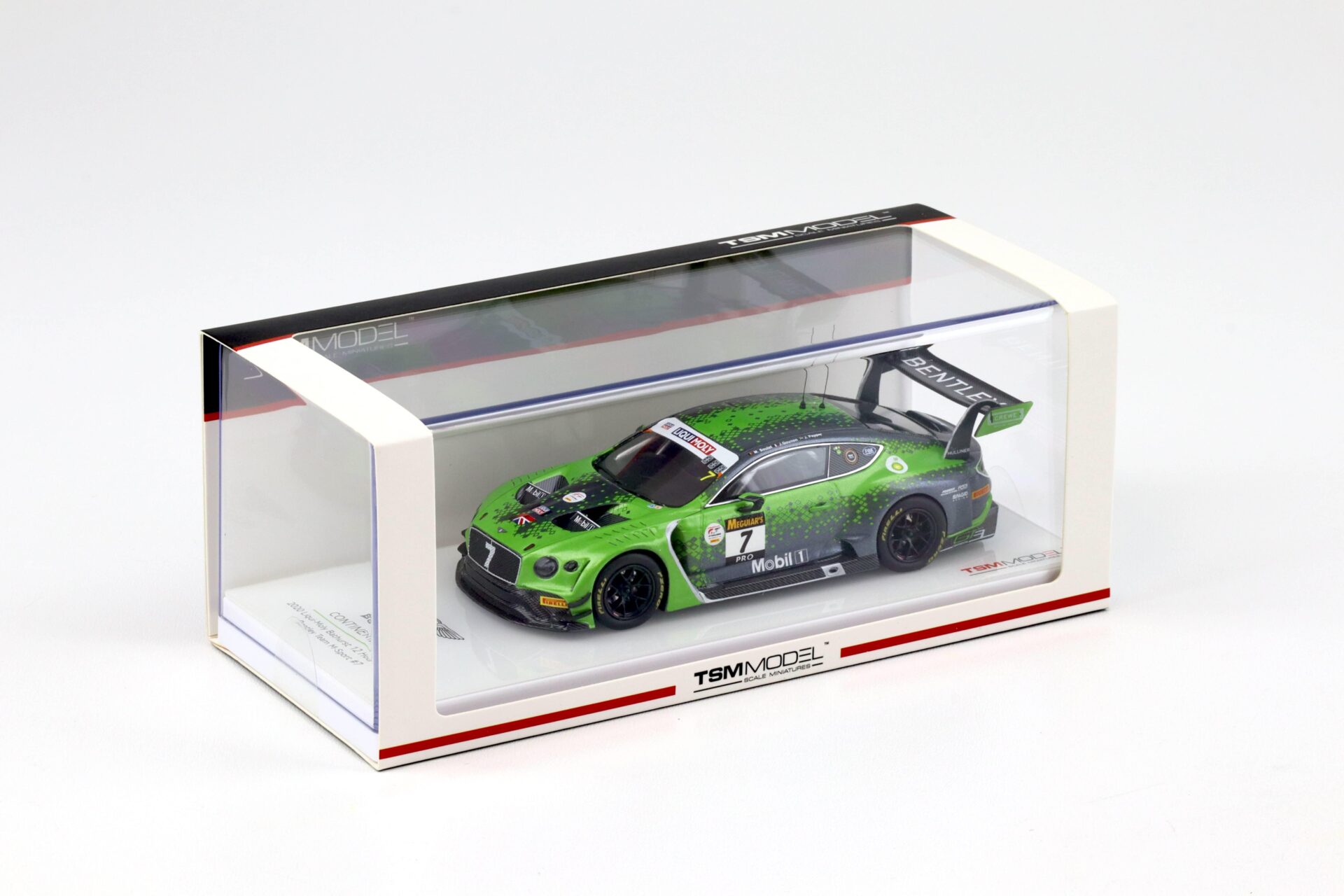 1:43 TSM Model Bentley Continental GT3 #7 Bathurst 12h Winner 2020 Liqui-Moly
