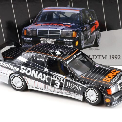 1:18 WERK83 Mercedes 190E 2.5-16 EVO 2 Klaus Ludwig #3 DTM Champion 1992 Collectors box