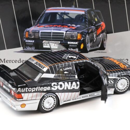 1:18 WERK83 Mercedes 190E 2.5-16 EVO 2 Klaus Ludwig #3 DTM Champion 1992 Collectors box