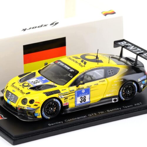 1:43 Spark Bentley Continental GT3 - 7th Bentley Team ABT #38 Deutsche Post