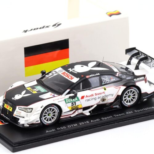 1:43 Spark Audi RS5 DTM 2016 Audi Sport Team Abt Sportsline Müller #51 Playboy