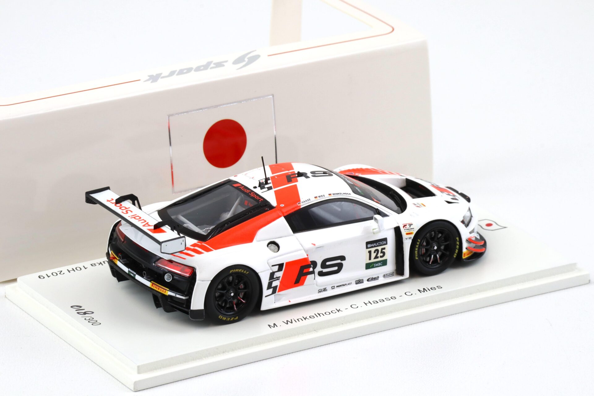 1:43 Spark Audi R8 LMS GT3 Audi Sport Team #125 Absolute Racing 7th Suzuka 10h 2019