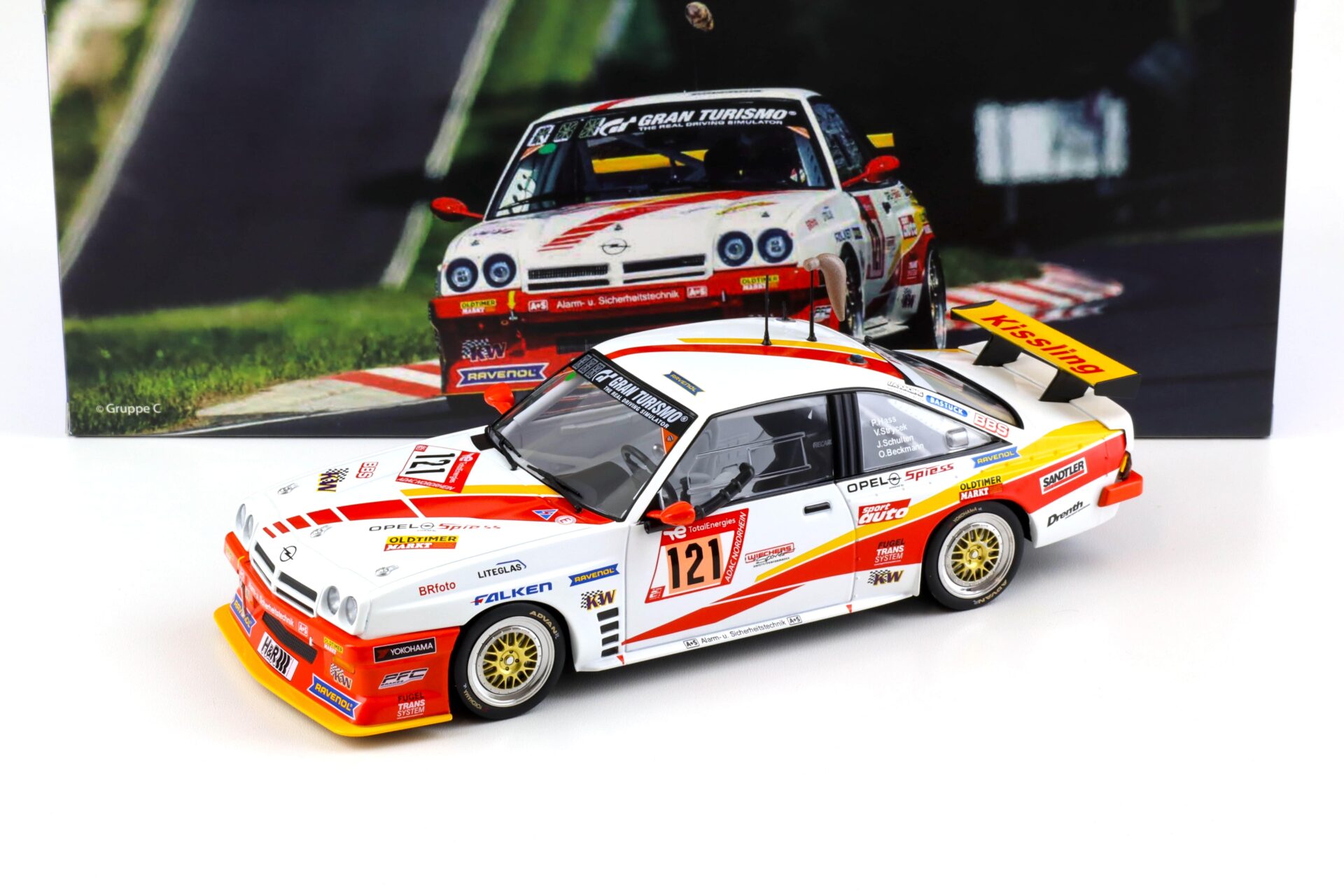 1:18 WERK83 Opel Manta #121 Spiess Fuchsschwanz 24h Nürburgring 2023 Beckmann/ Hass