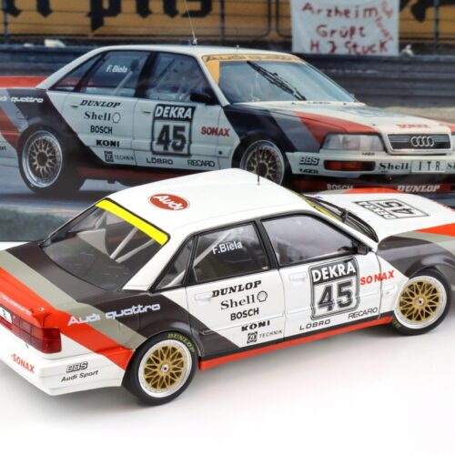 1:18 WERK83 Audi V8 Quattro DTM Champion 1991 #45 Frank Biela white