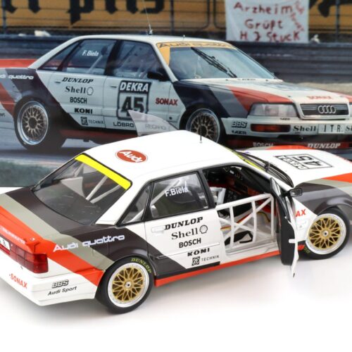1:18 WERK83 Audi V8 Quattro DTM Champion 1991 #45 Frank Biela white