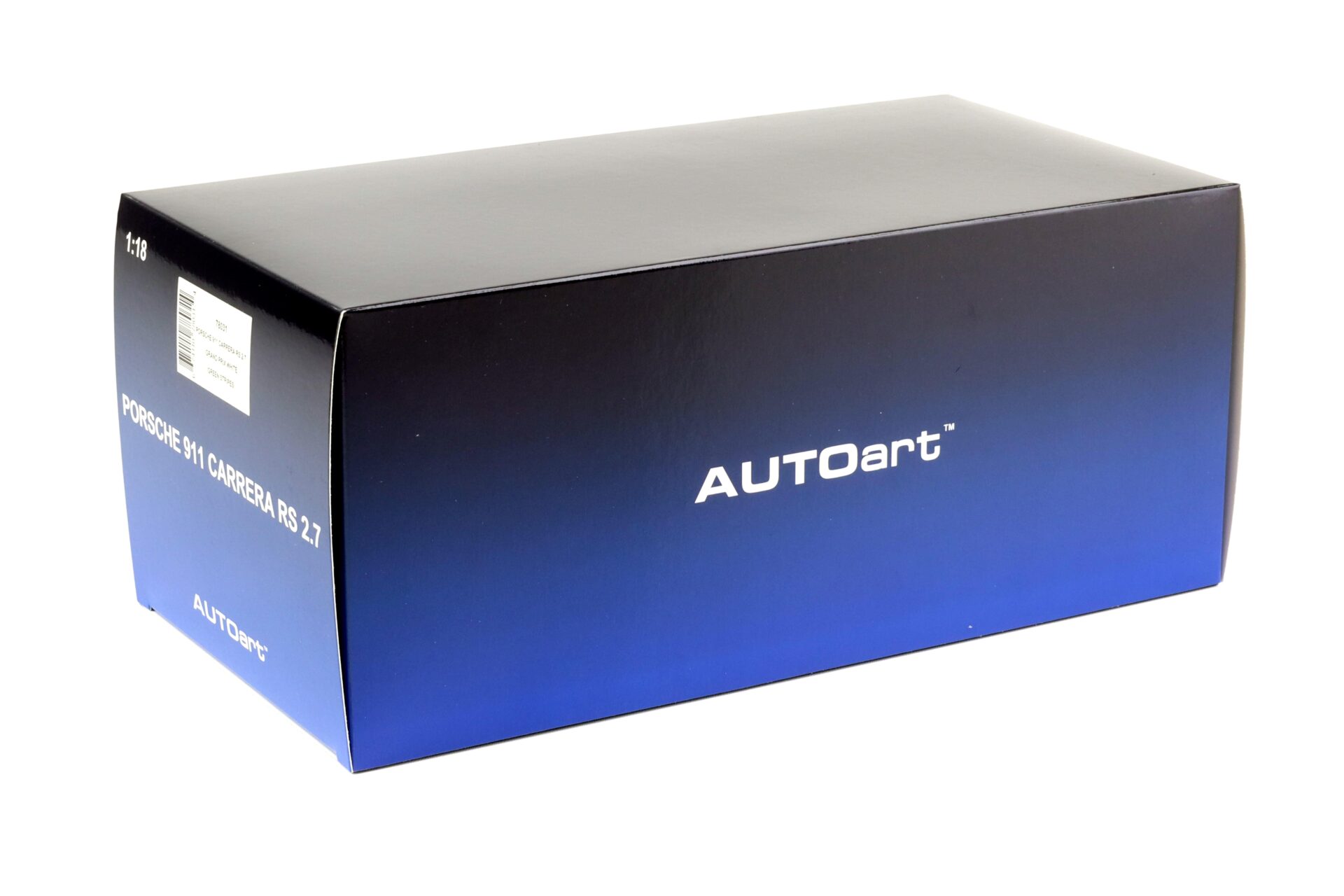 1:18 AUTOart Porsche 911 Carrera RS 2.7 Grand Prix white/ green stripes 78031