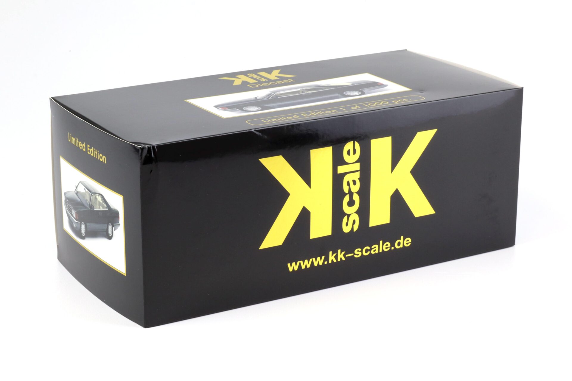 1:18 KK-Scale Mercedes 500 SEC C126 Coupe 1985 anthracite metallic