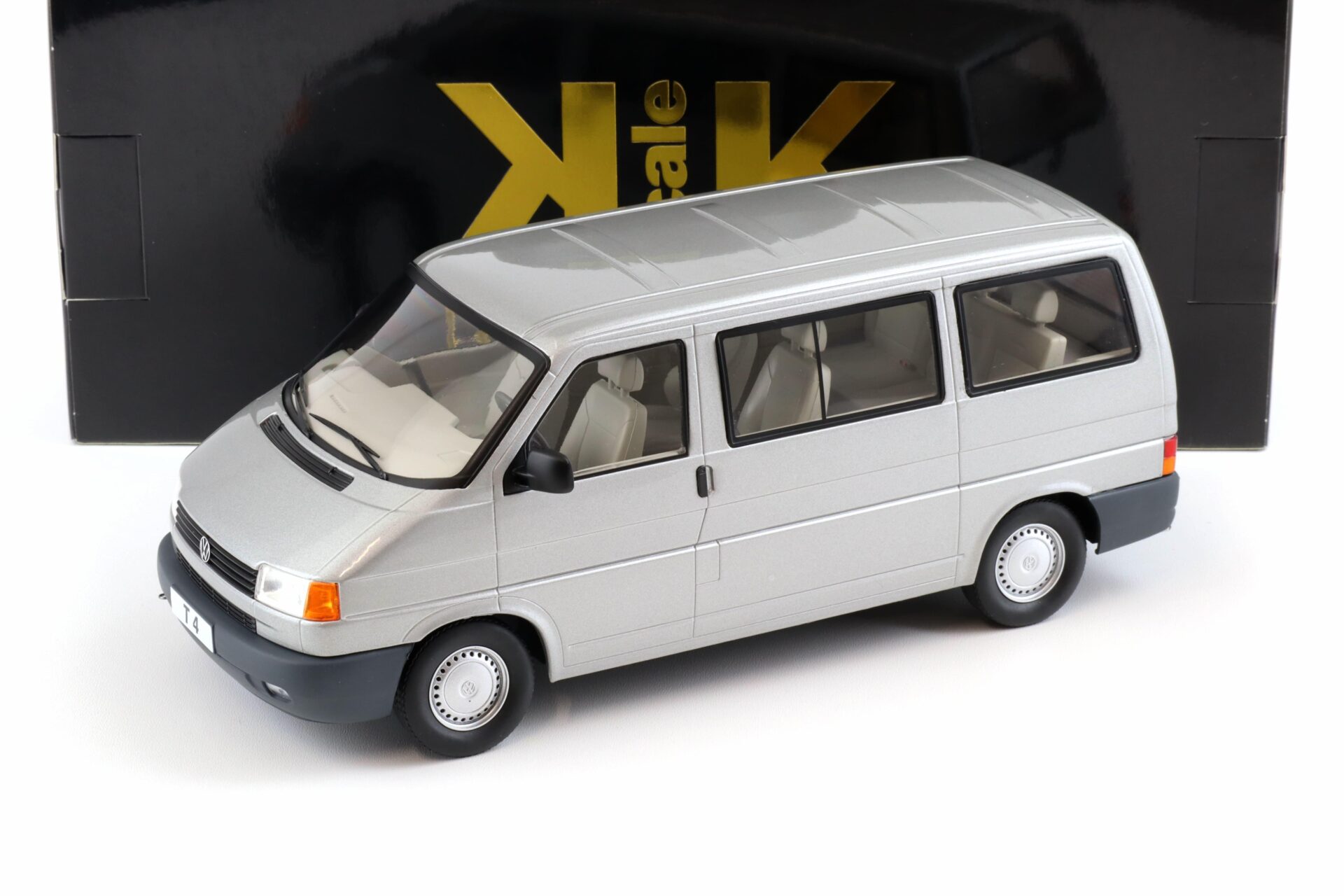 1:18 KK-Scale VW T4 Caravelle Bus 1992 silver-grey metallic