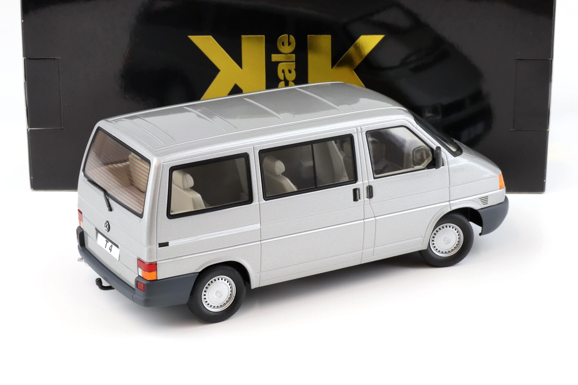 1:18 KK-Scale VW T4 Caravelle Bus 1992 silver-grey metallic