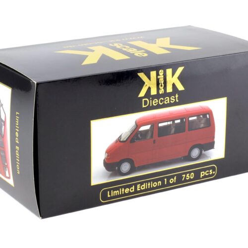 1:18 KK-Scale VW T4 Caravelle Bus 1992 red