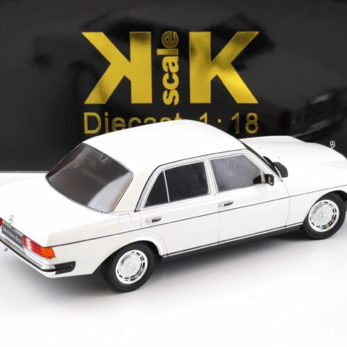 1:18 KK-Scale Mercedes 230E W123 Limousine 1975 white - Image 3