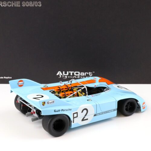 1:18 AUTOart Porsche 908/03 Nürburgring 1971 Bell/ Siffert #2 Gulf 87173