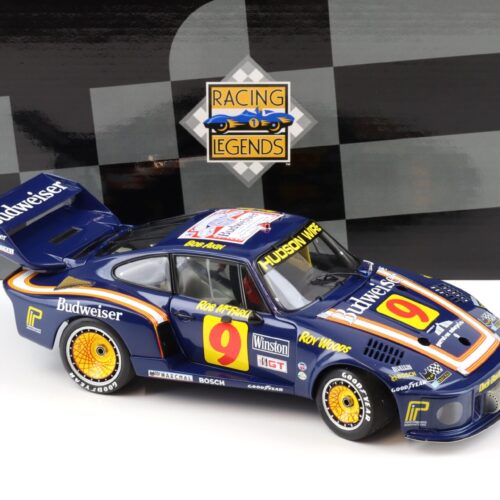 1:18 Exoto Porsche 935 Turbo 12h Winner Sebring 1979 Budweiser #9 RLG19104