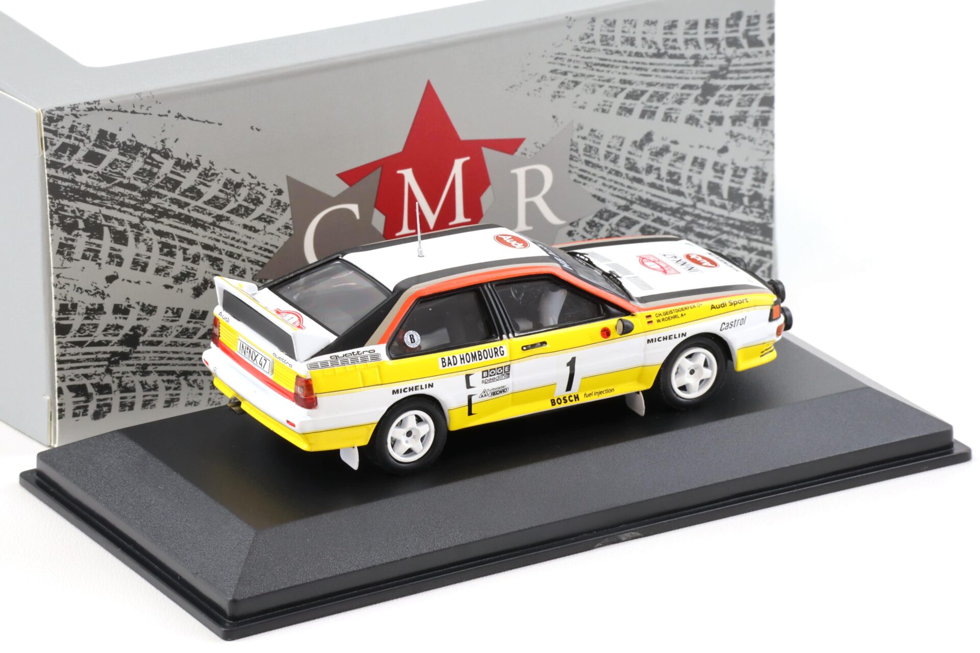 1:43 CMR Audi Sport Quattro A2 #1 Winner Rallye Monte Carlo 1984 Röhrl/ Geistdörfer