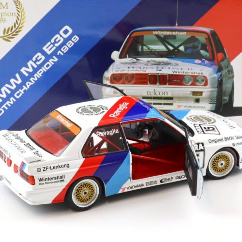 1:18 WERK83 BMW M3 E30 #15 DTM Champion 1989 Ravaglia Warsteiner Collectors box