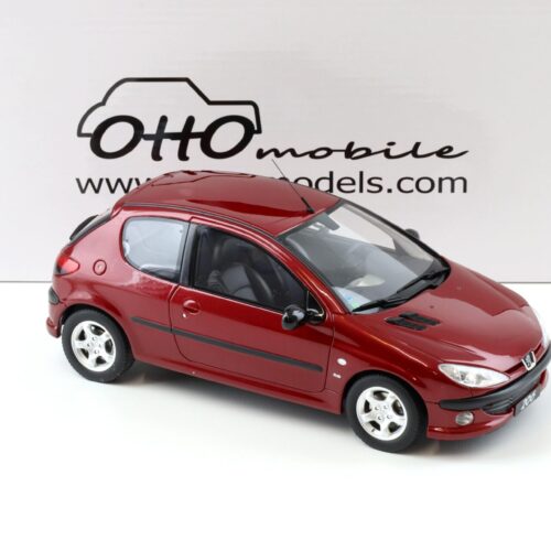 1:18 OTTO mobile OT1039 Peugeot 206 S16 red metallic 1999