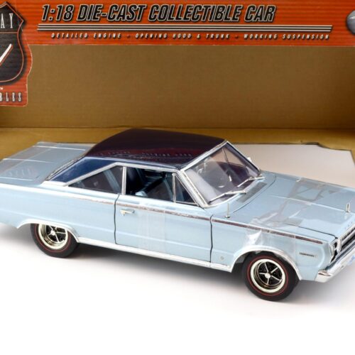 1:18 Highway61 Plymouth Belvedere II blue metallic/ dark blue 1967