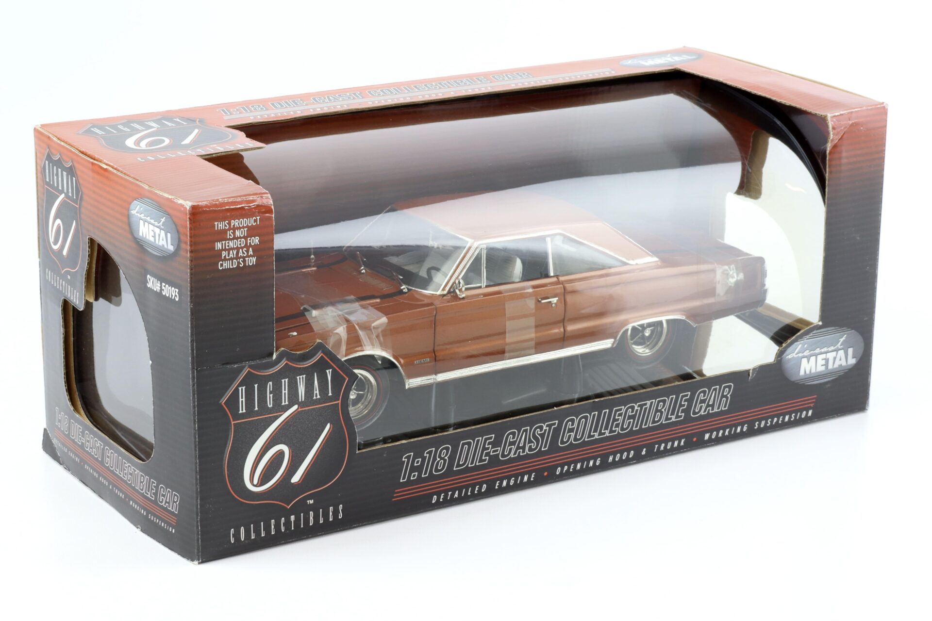 1:18 Highway61 Plymouth GTX 1967 turbine bronze