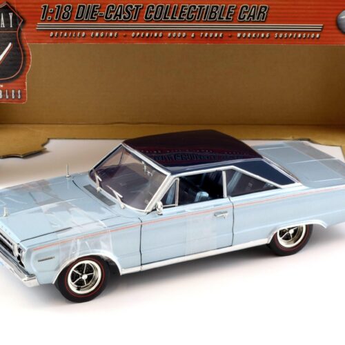 1:18 Highway61 Plymouth Belvedere II blue metallic/ dark blue 1967