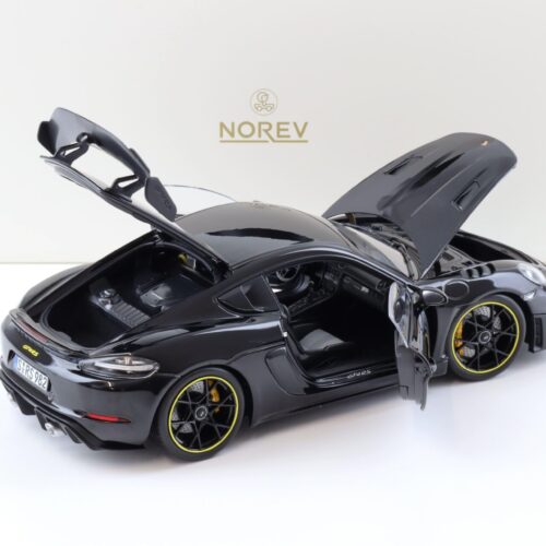 1:18 Norev Porsche Cayman GT4 RS Weissach Package 2023 black - Limited 300 pcs.