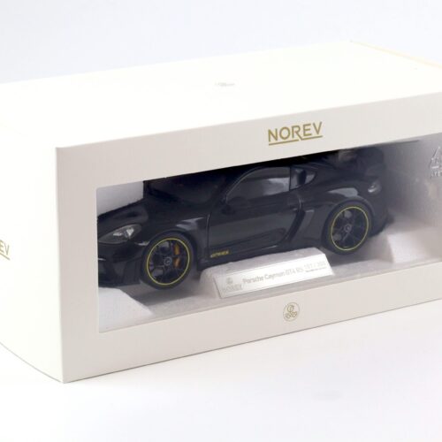 1:18 Norev Porsche Cayman GT4 RS Weissach Package 2023 black - Limited 300 pcs.