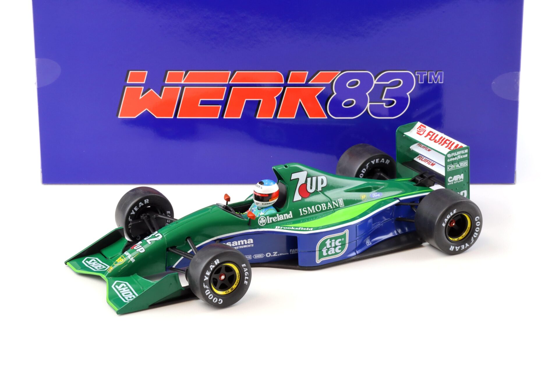 1:18 WERK83 Jordan 191 #32 M.Schumacher 1st GP Race Belgium 1991 Formula 1