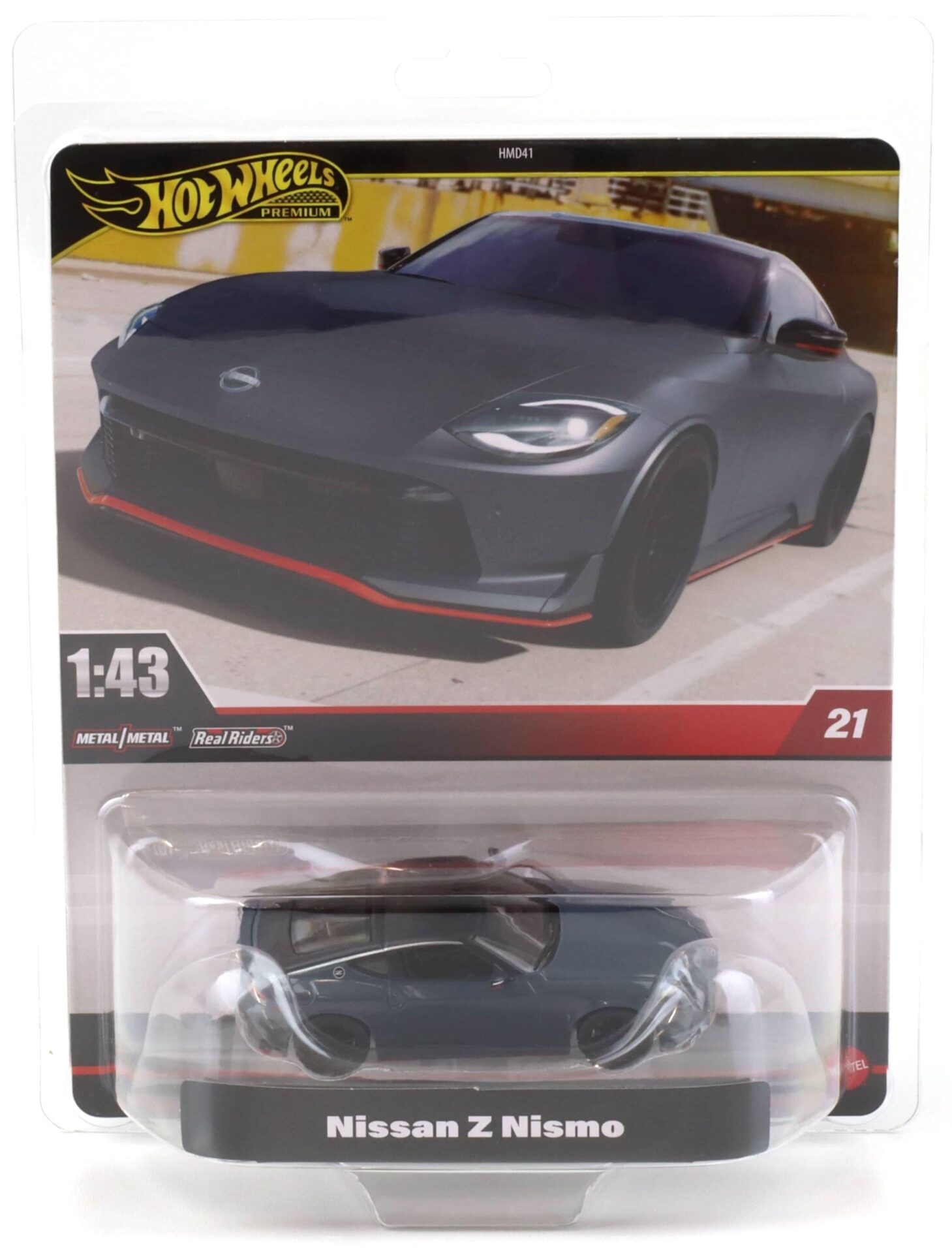 1:43 Hot Wheels Premium 2025 Real Riders HWT06 Nissan Nismo Z grey