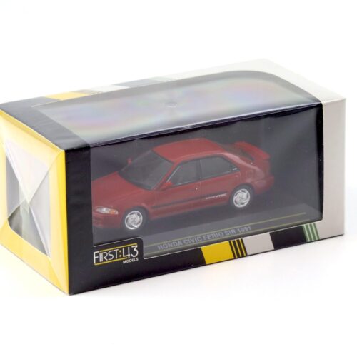 1:43 First43 Honda Civic Ferio SiR 1991 Milano red pearl - Image 3
