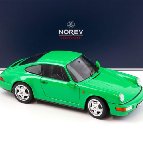 1:18 Norev Porsche 911 (964) Carrera 4 Coupe 1990 Signal green - Limited 504 pcs.