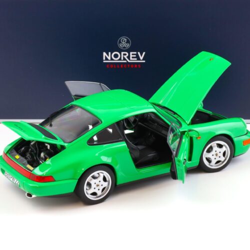 1:18 Norev Porsche 911 (964) Carrera 4 Coupe 1990 Signal green - Limited 504 pcs.