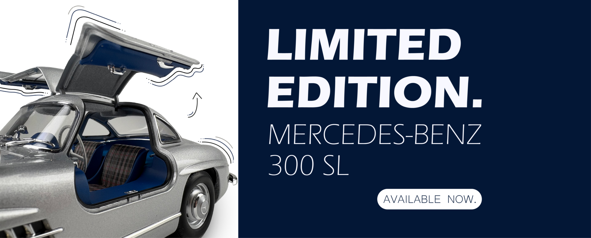 mercedes benz 300sl slider neu