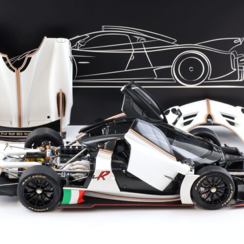 1:18 LCD Models Pagani Huayra R 2021 pearl white LCD18012-PW