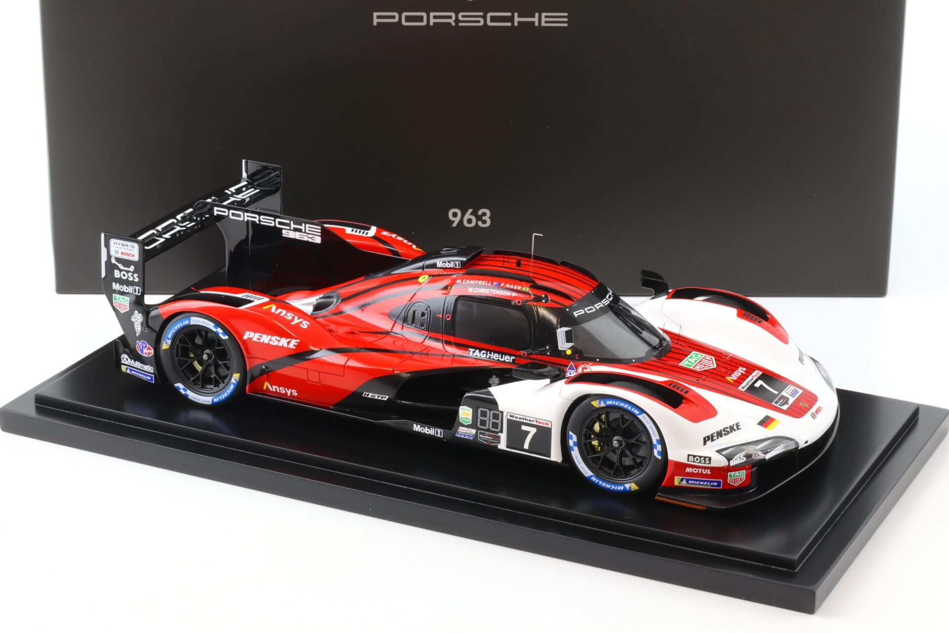 1:18 Spark Porsche 963 #7 - 24h Daytona 2023 Campbell/ Christensen WAP DEALER