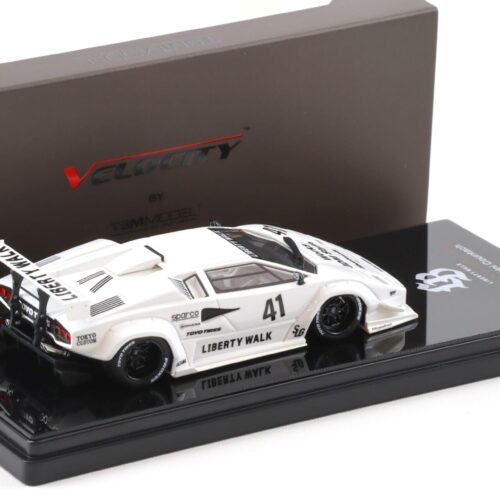 1:43 TSM Model Lamborghini Countach LB-WORKS 2024 Tokyo Auto Salon white TSMV0024