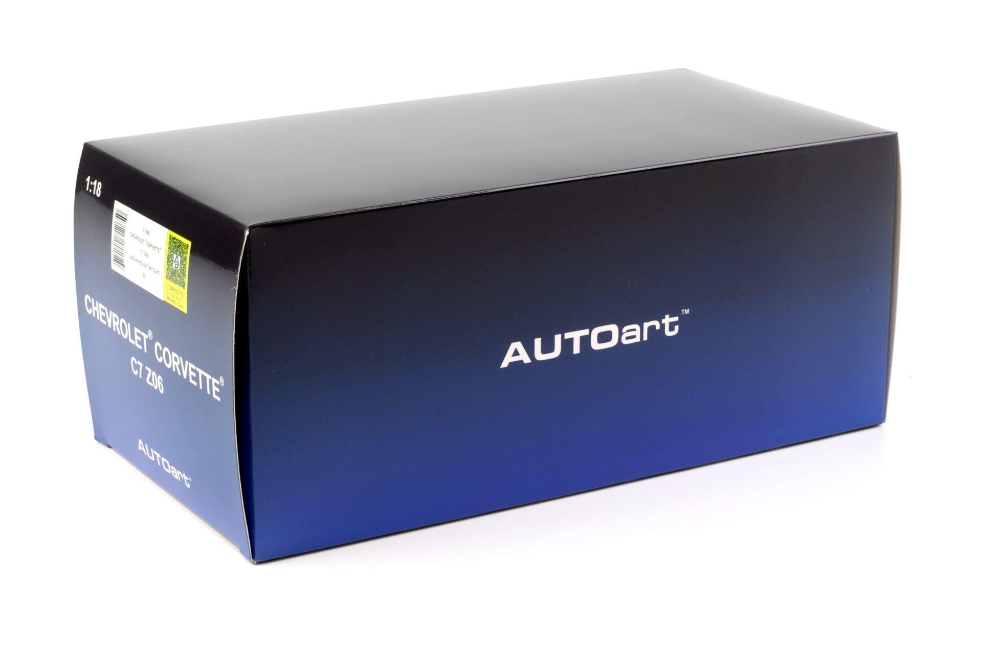1:18 AUTOart Chevrolet Corvette C7 Z06 Coupe Lagune blue tintcoat 71265