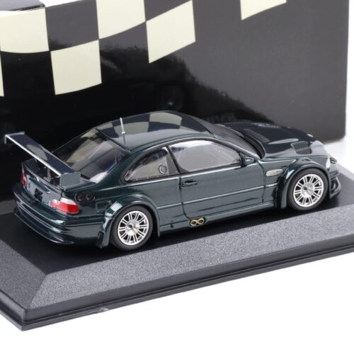 1:43 Minichamps BMW M3 E46 GTR Street Coupe 2001 Oxford green metallic