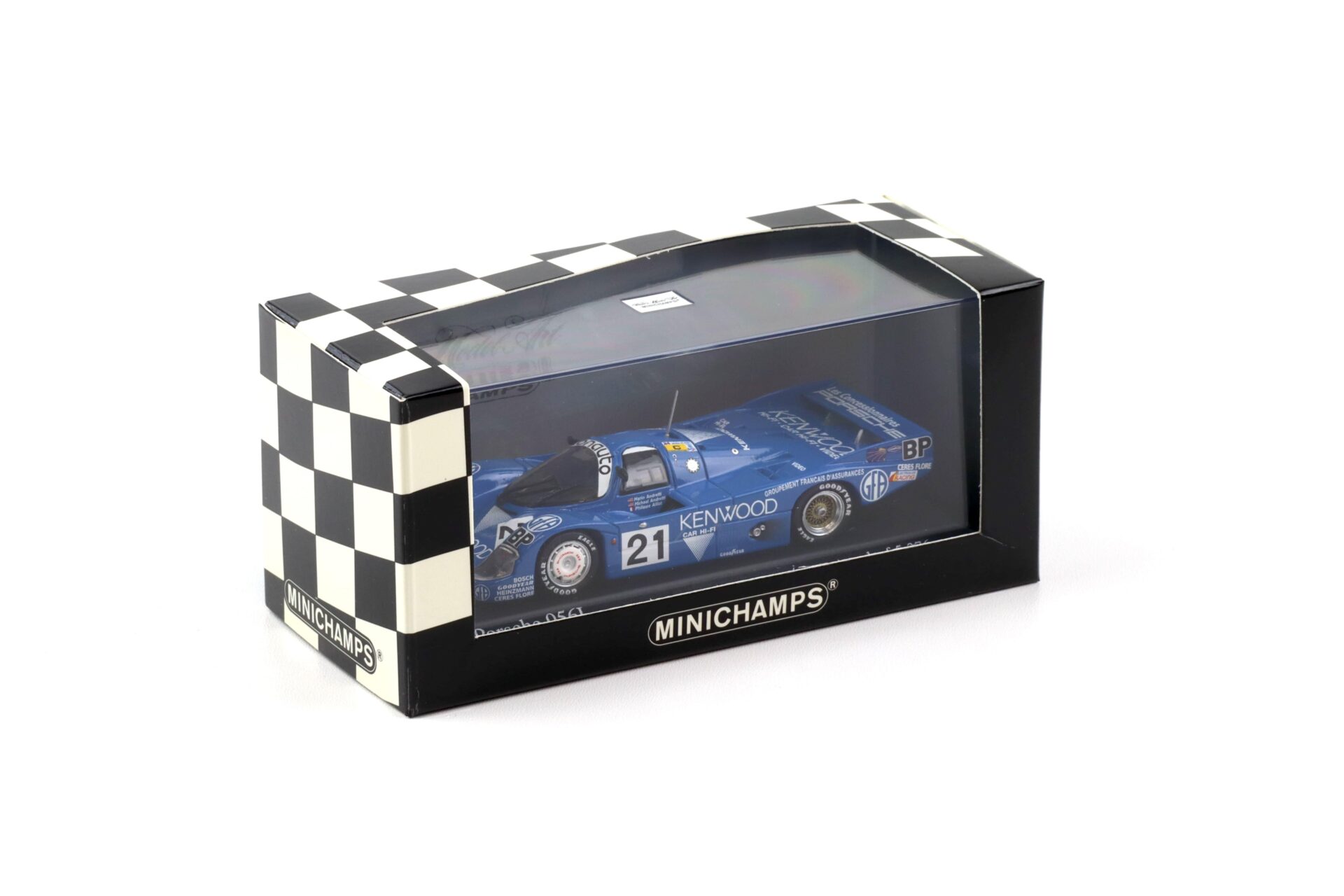 1:43 Minichamps Porsche 956L 24h Le Mans 1983 Kenwood #21 Andretti/ Alliot